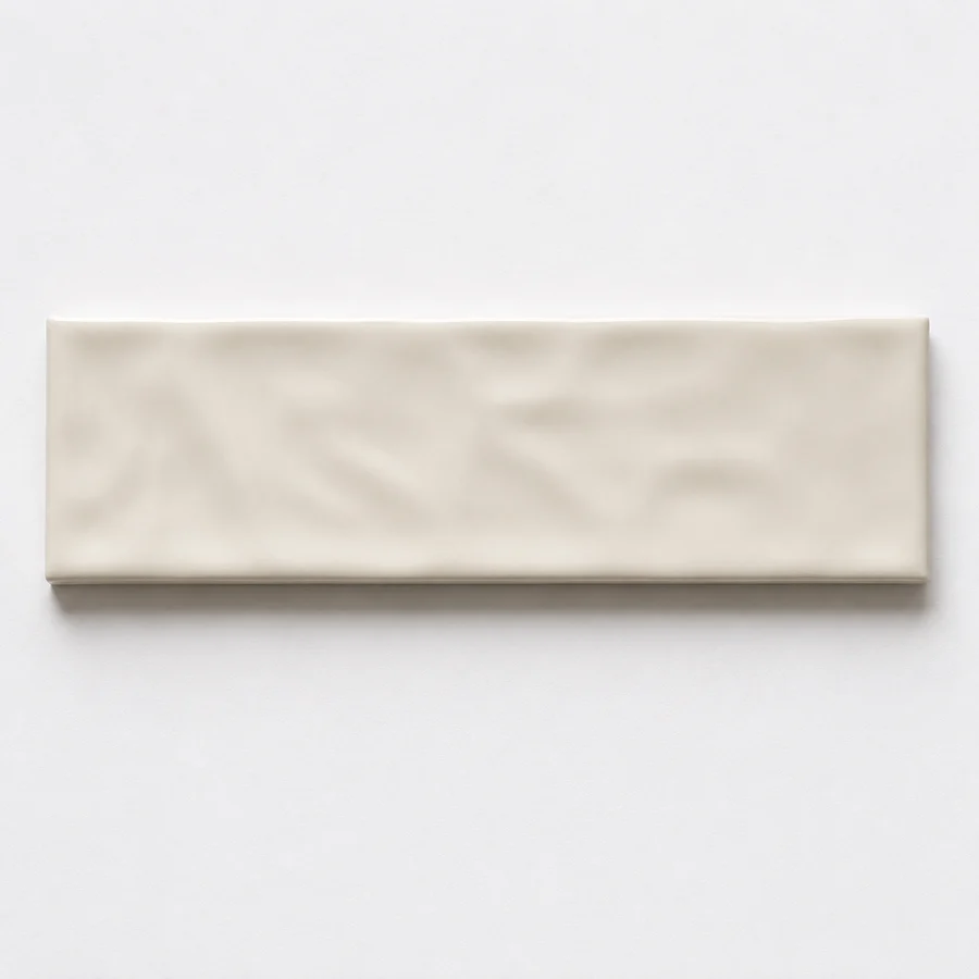 Esperance natural gloss subway tile, 75 × 300, flat product shot